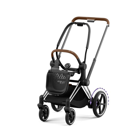 Cybex e-Priam Rahmen - Chrome Brown